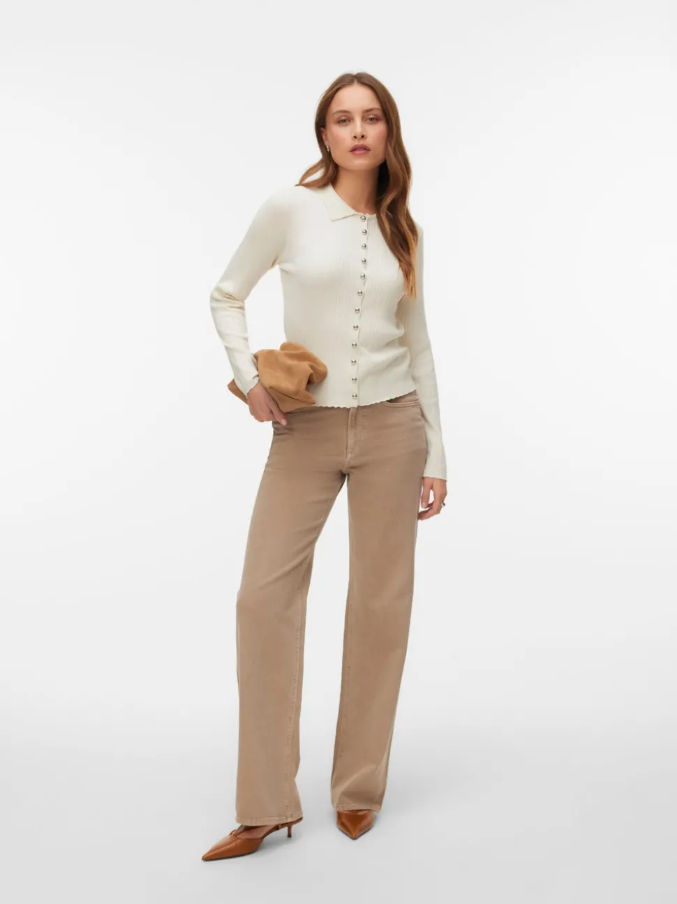 VMTESSA High rise Wide leg fit Jeans