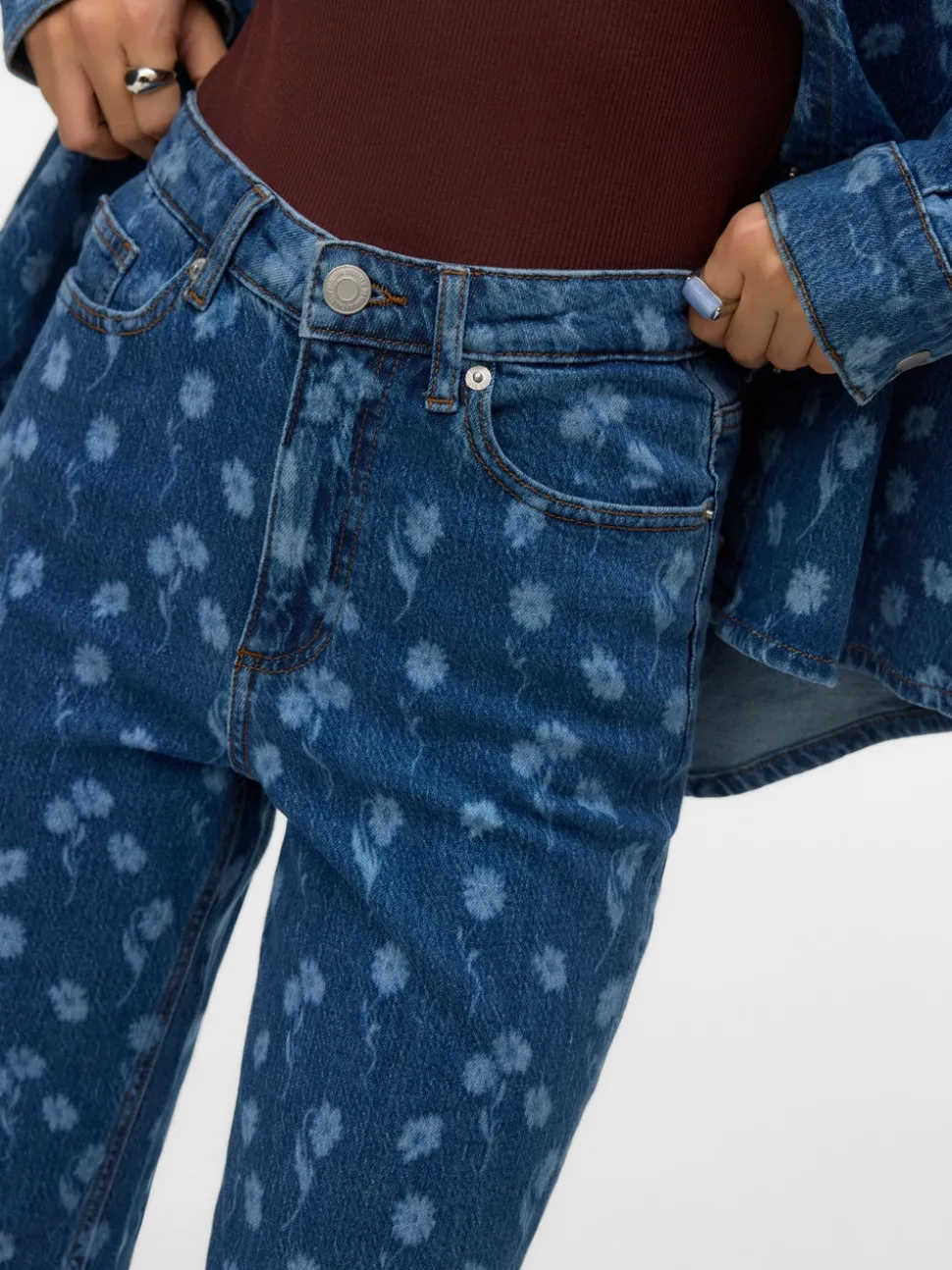 VMTESSA High rise Wide leg fit Jeans