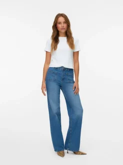 VMTESSA High rise Wide leg fit Jeans