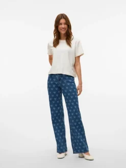 VMTESSA High rise Wide leg fit Jeans