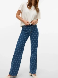VMTESSA High rise Wide leg fit Jeans