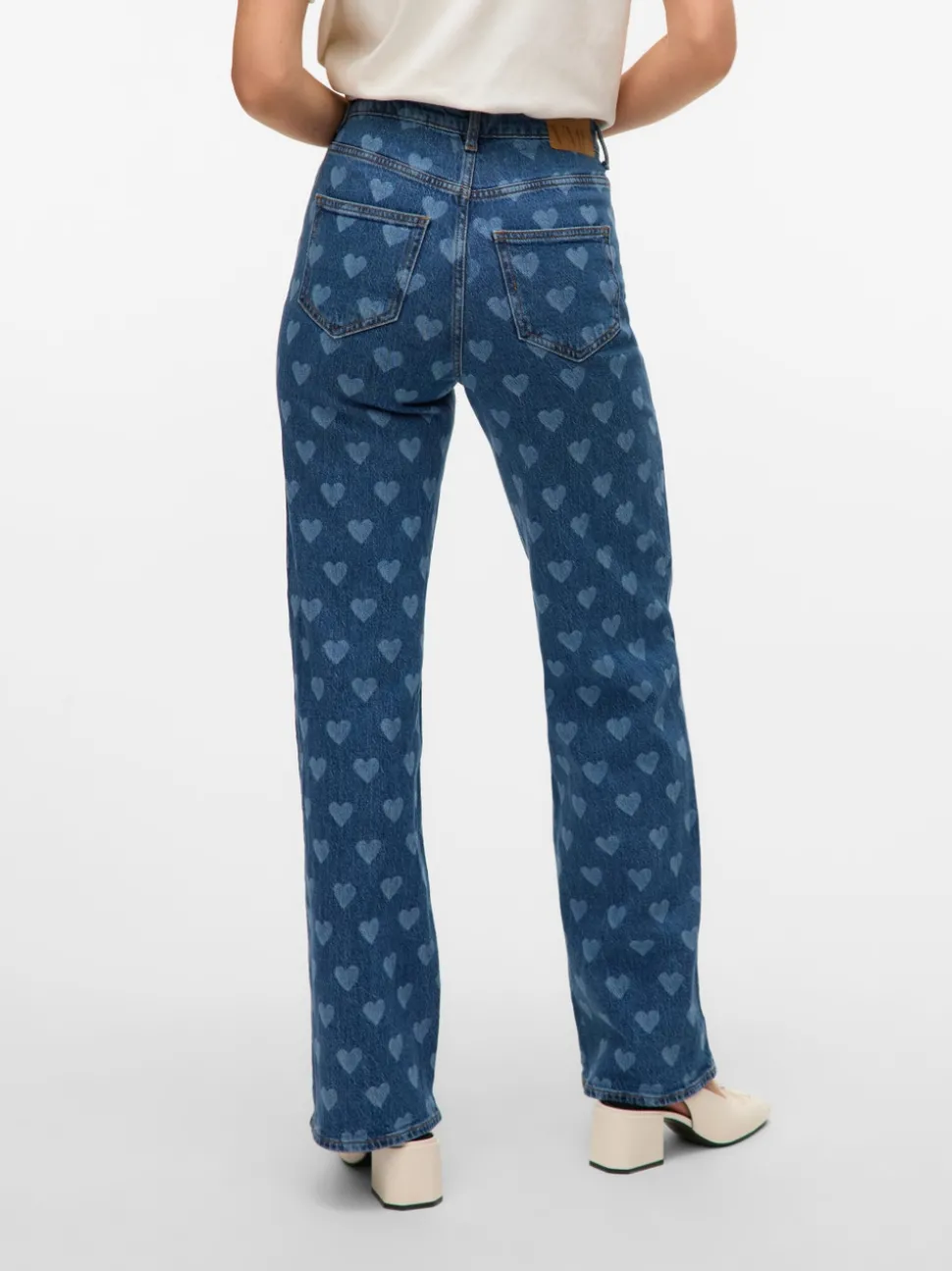 VMTESSA High rise Wide leg fit Jeans