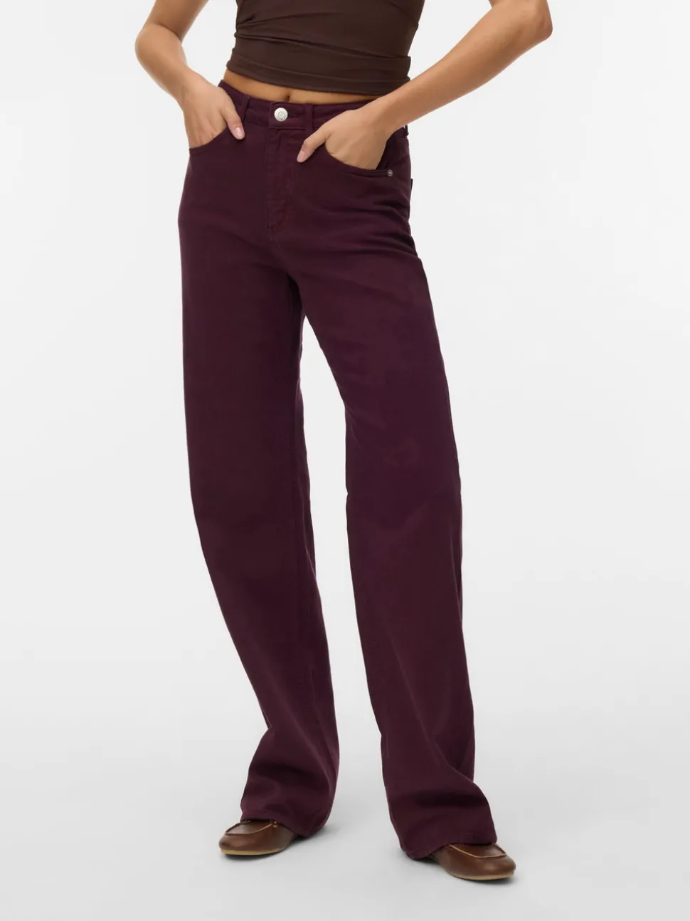 VMTESSA High rise Wide leg fit Jeans