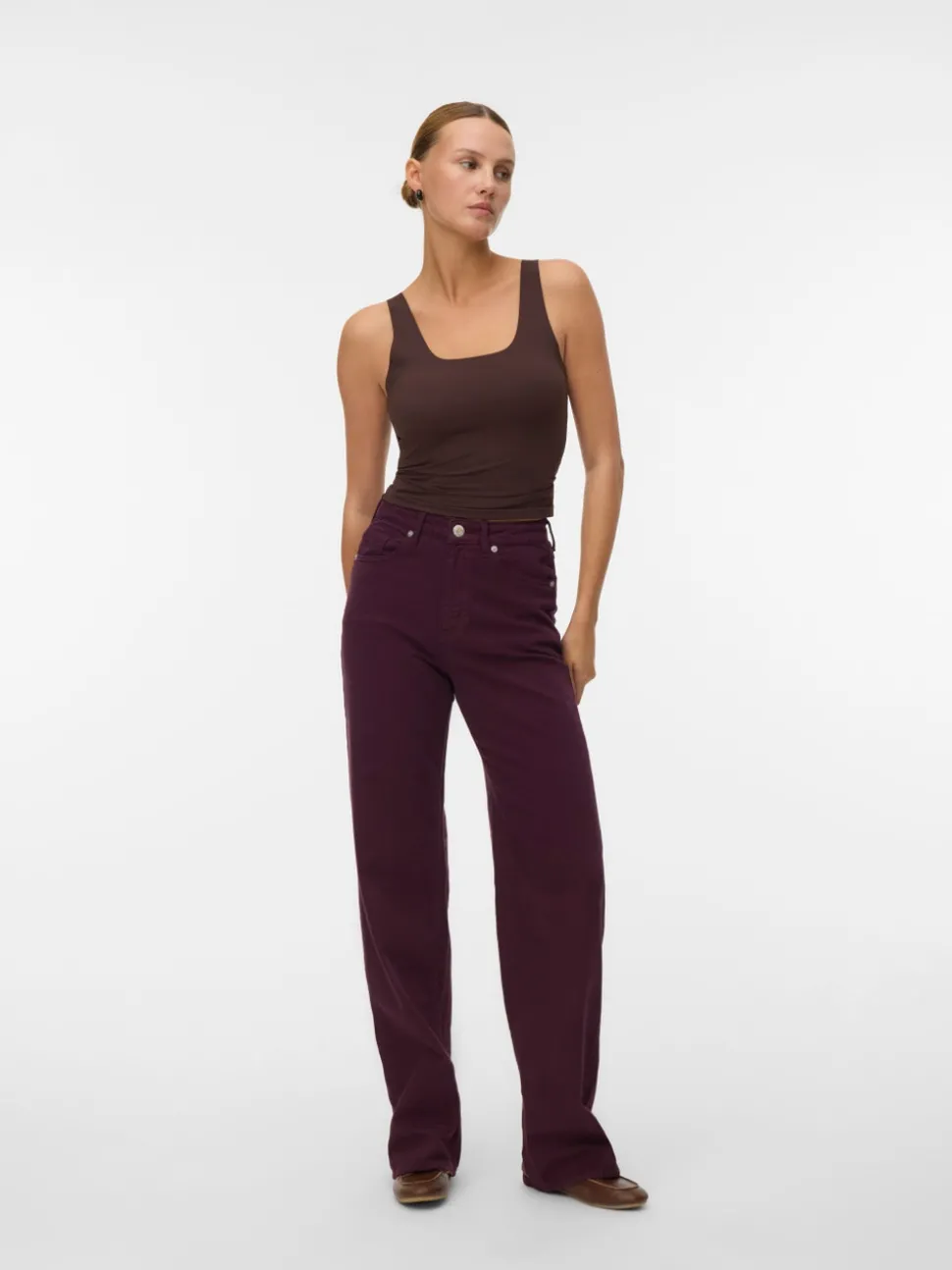 VMTESSA High rise Wide leg fit Jeans