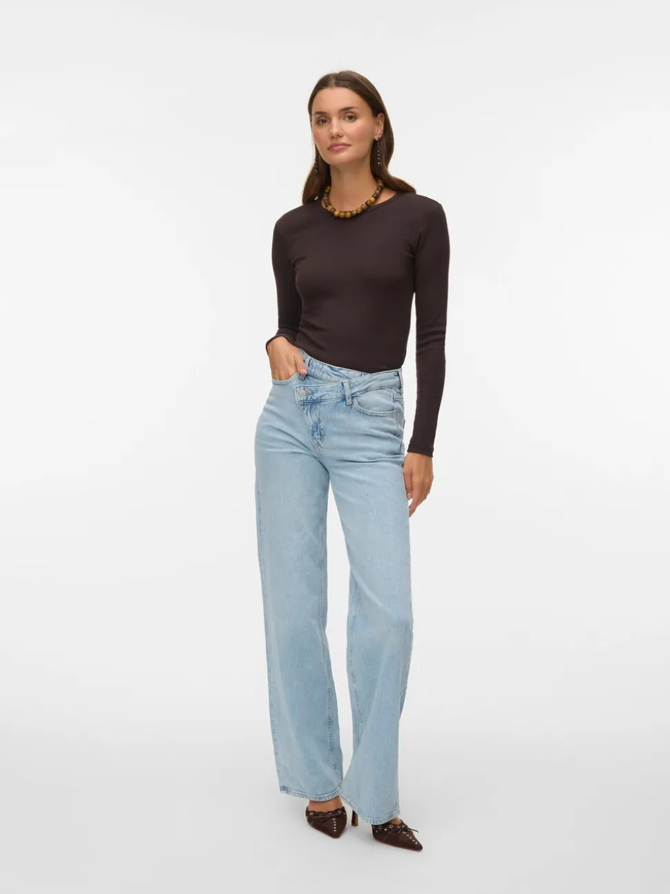 VMTESSA High rise Wide leg fit Jeans