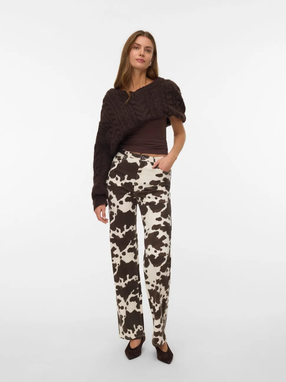 VMTESSA High rise Wide leg fit Jeans
