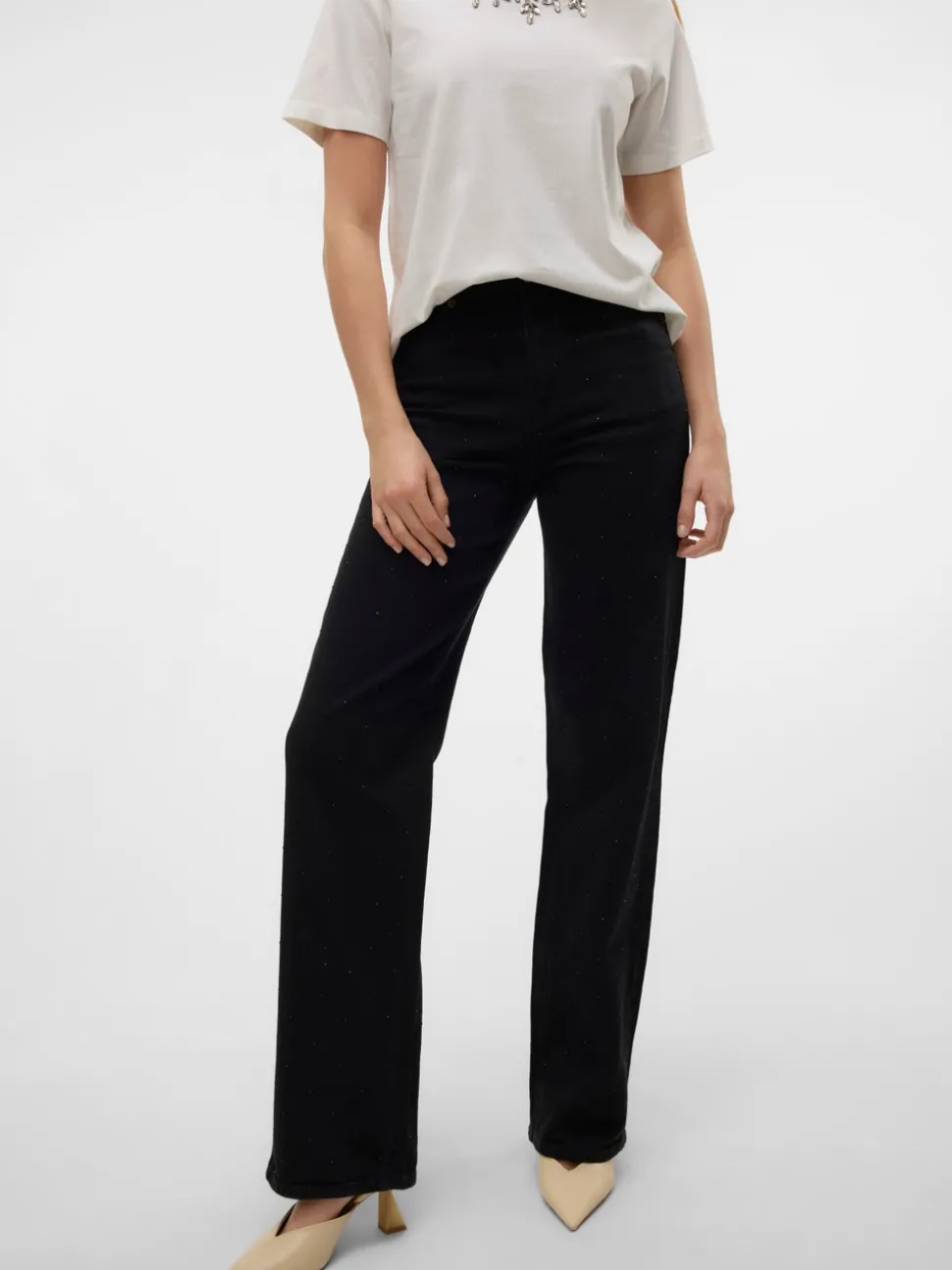 VMTESSA High rise Wide leg fit Jeans