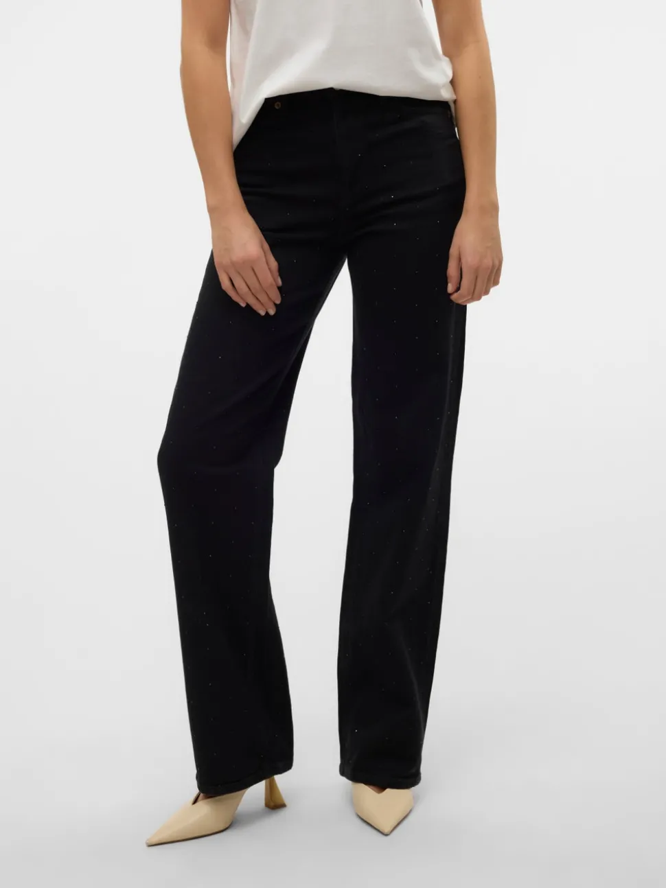 VMTESSA High rise Wide leg fit Jeans