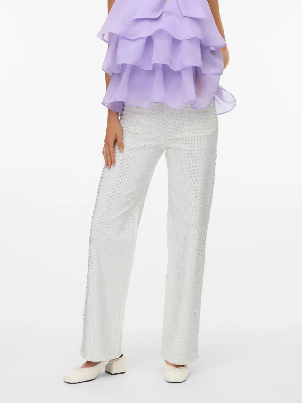 VMTESSA High rise Wide leg fit Jeans