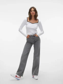 VMTESSA High rise Wide leg fit Jeans