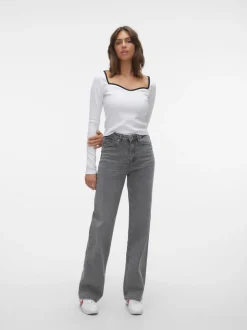 VMTESSA High rise Wide leg fit Jeans