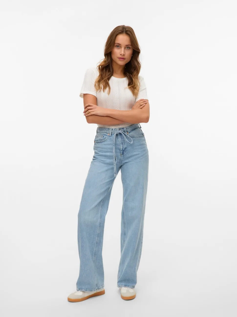 VMTESSA High rise Wide leg fit Jeans