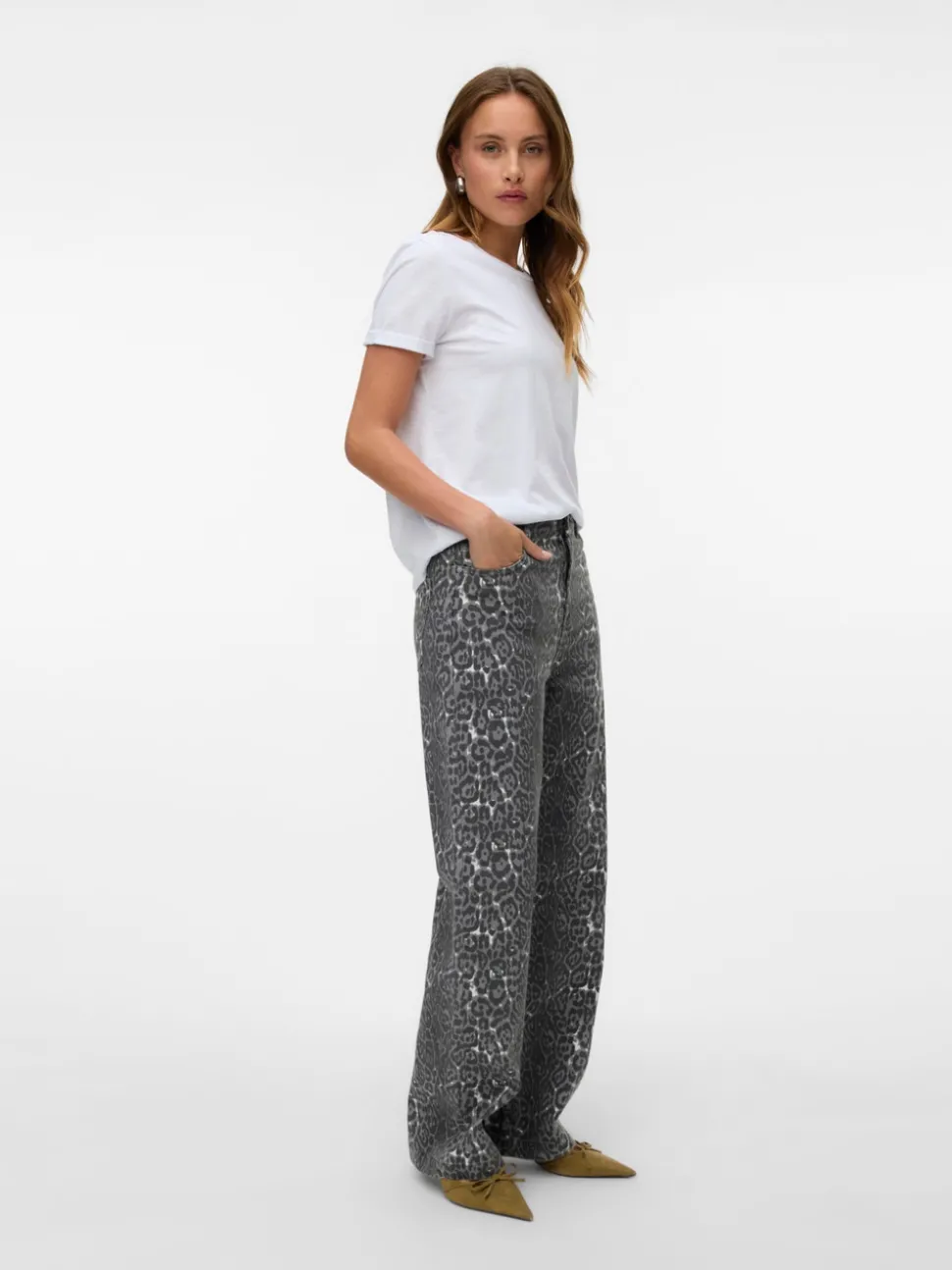 VMTESSA High rise Wide leg fit Jeans
