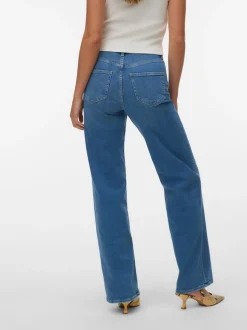 VMTESSA-STRETCH High rise Wide leg fit Jeans