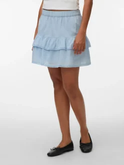 VMTRINE Mid waist Korte rok
