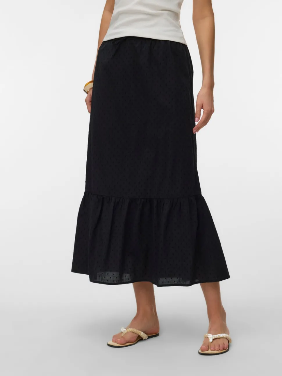 VMTRINE Mid waist Lange rok