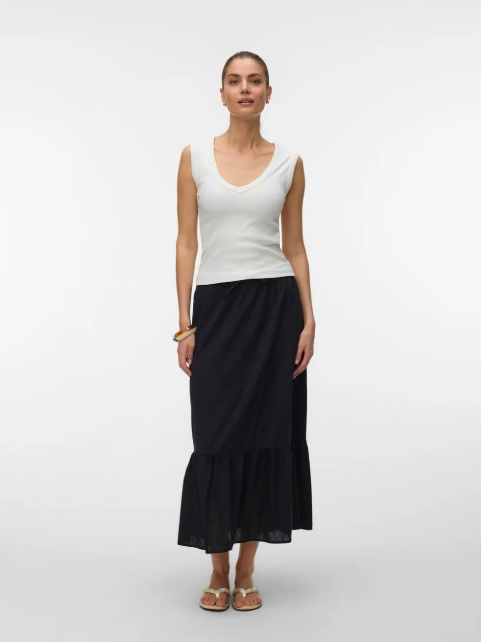 VMTRINE Mid waist Lange rok