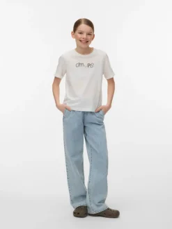 VMVALERIA Mid rise Wide leg fit Jeans
