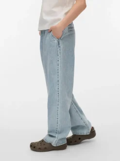 VMVALERIA Mid rise Wide leg fit Jeans