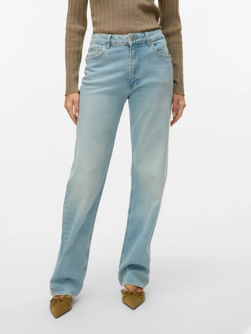 VMVALERIE Mid rise Straight fit Jeans
