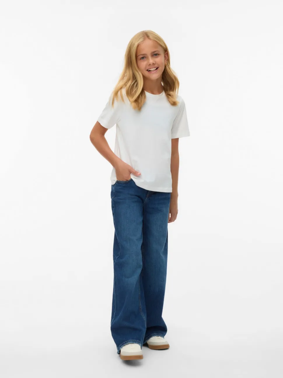 VMVANESSA Low rise Wide leg fit Jeans