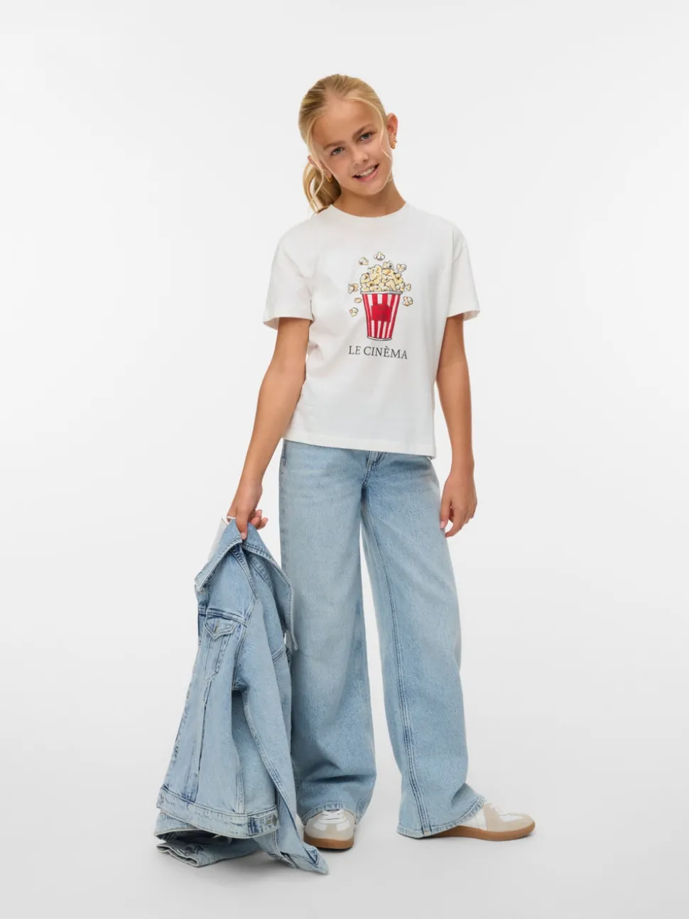 VMVANESSA Low rise Wide leg fit Jeans