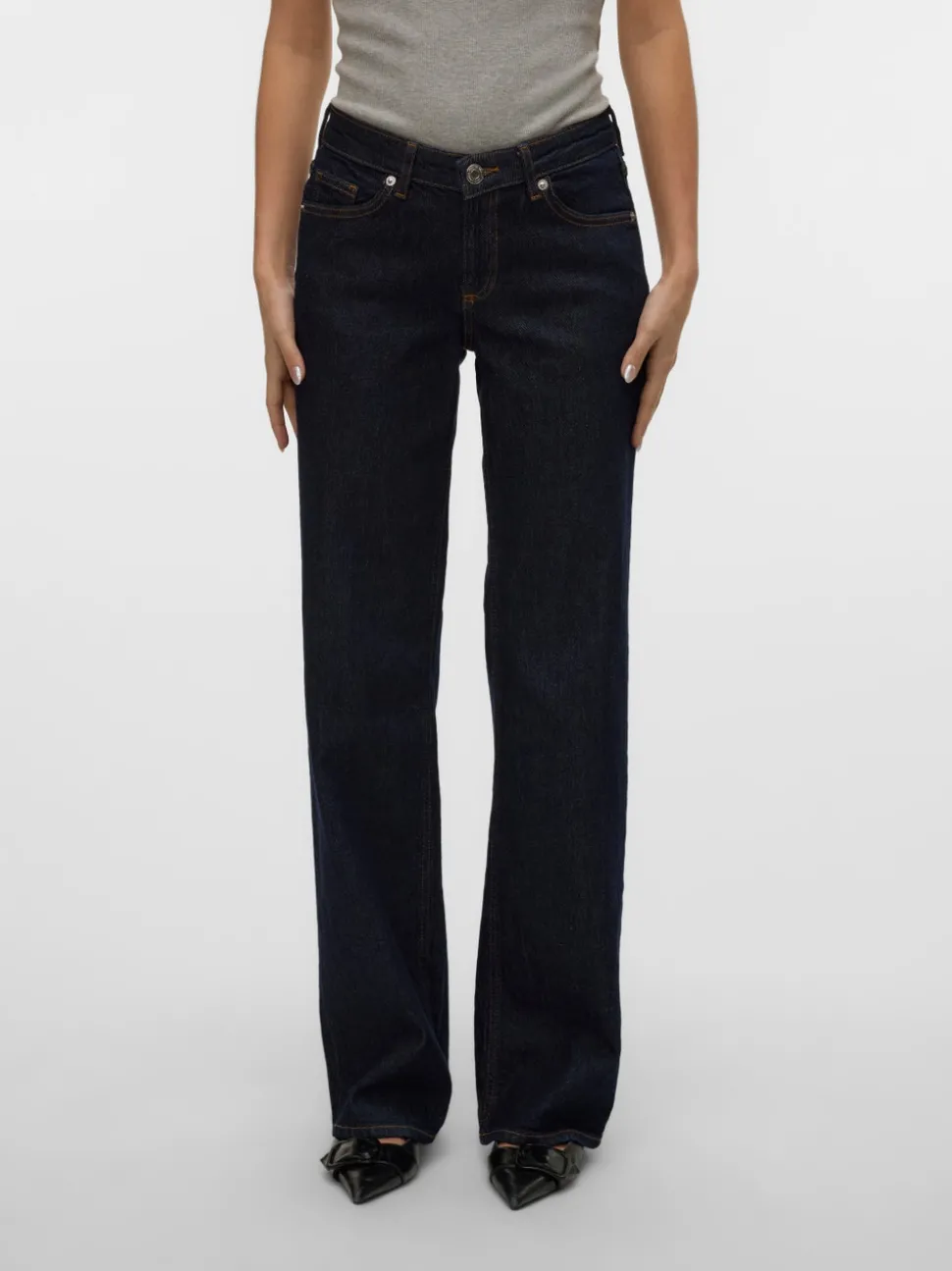 VMVANESSA Low rise Wide leg fit Jeans