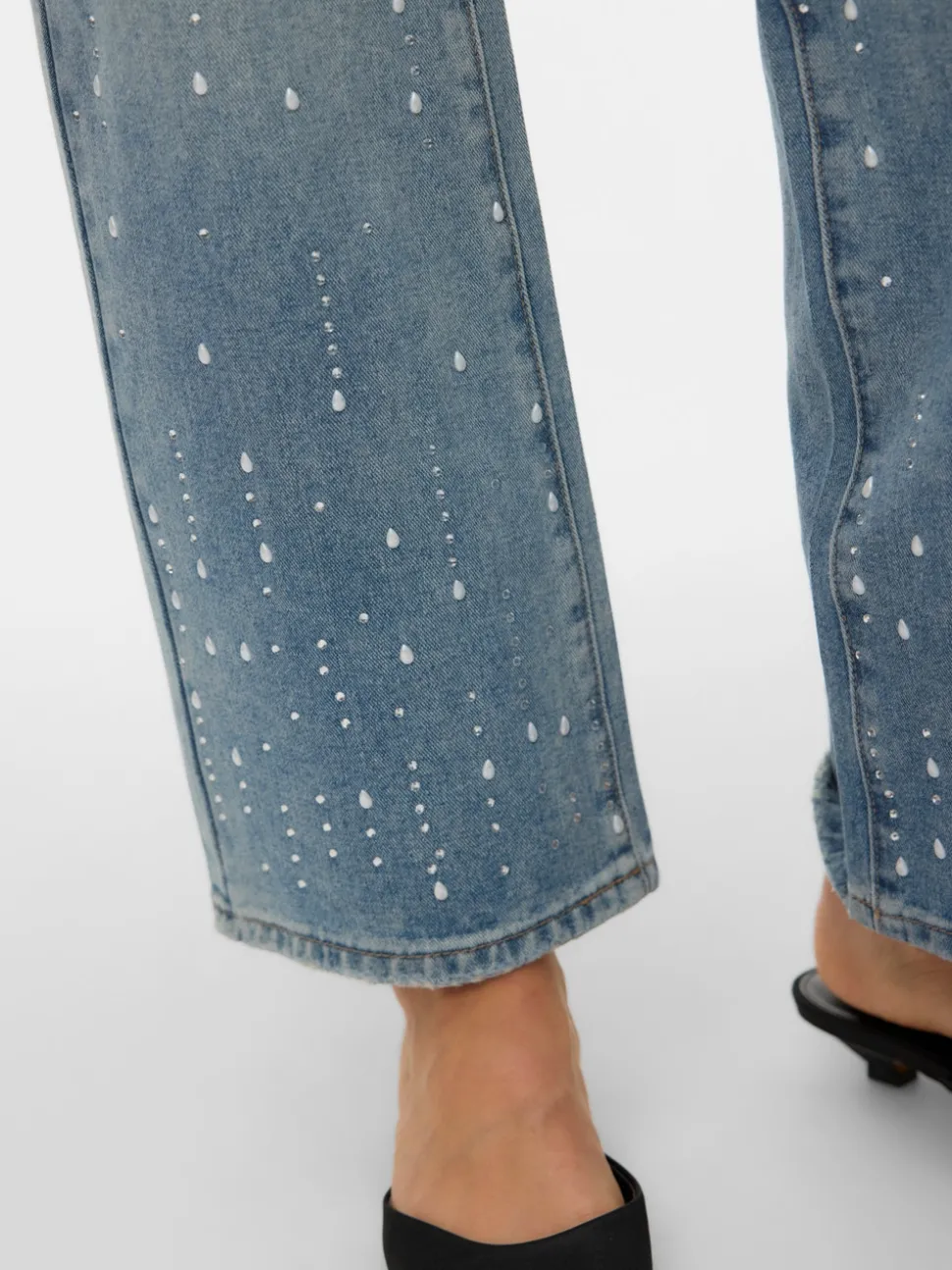 VMVANESSA Low rise Wide leg fit Jeans
