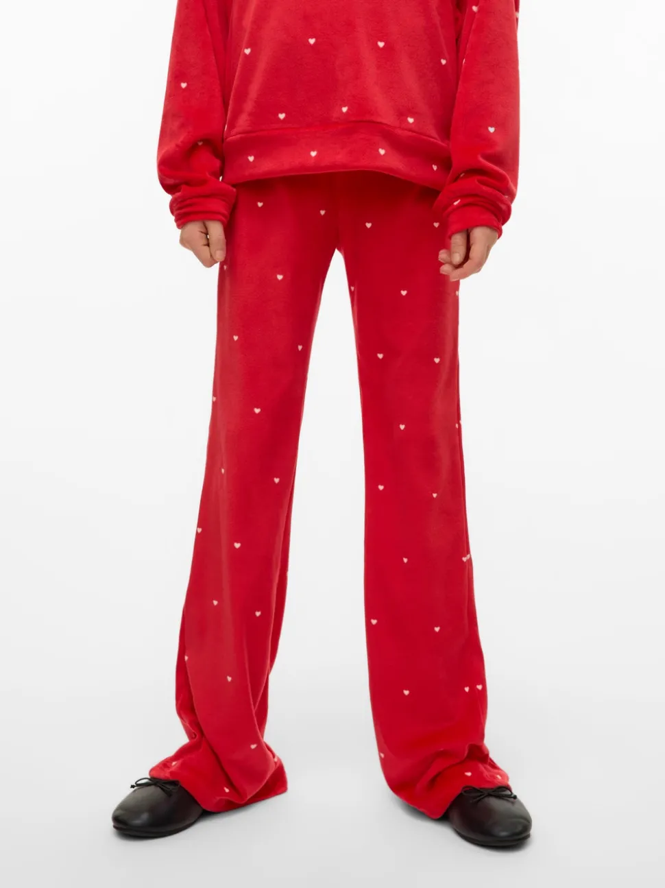 VMVELVET High waist Broek