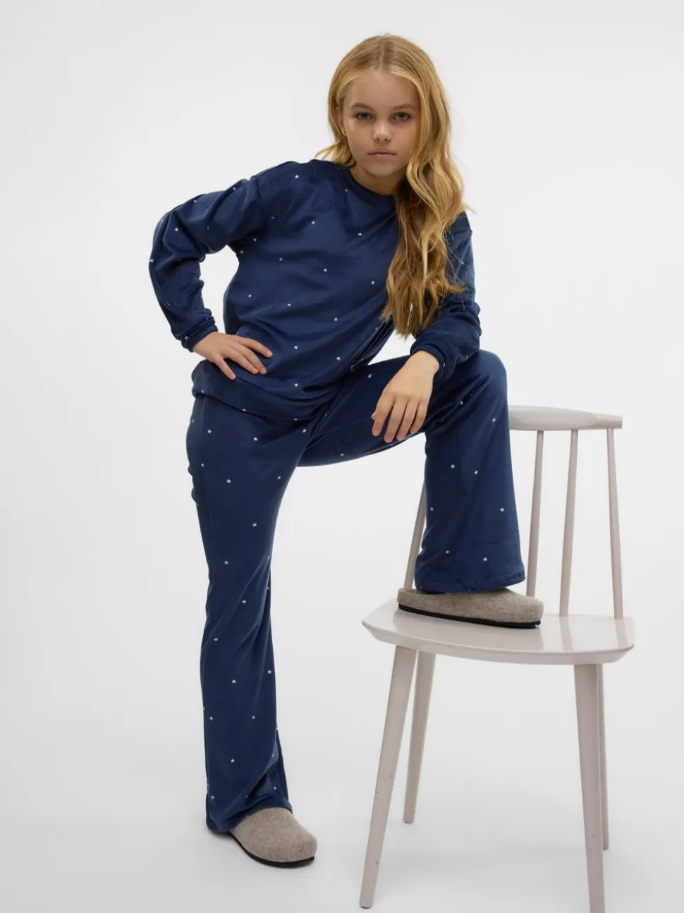VMVELVET High waist Broek