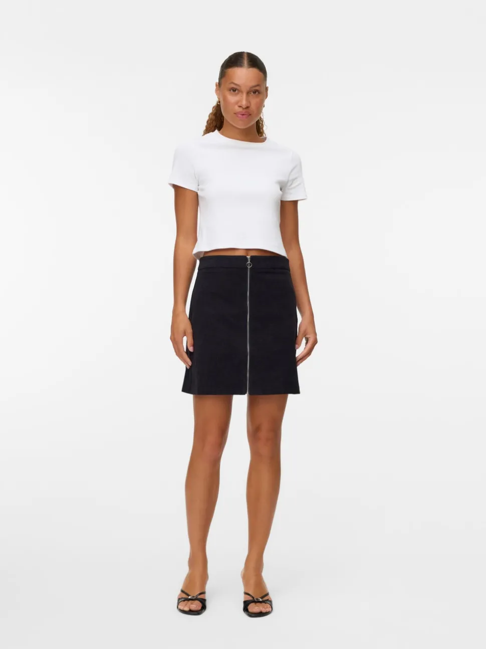 VMVIENNA High waist Corduroy Midi-rok