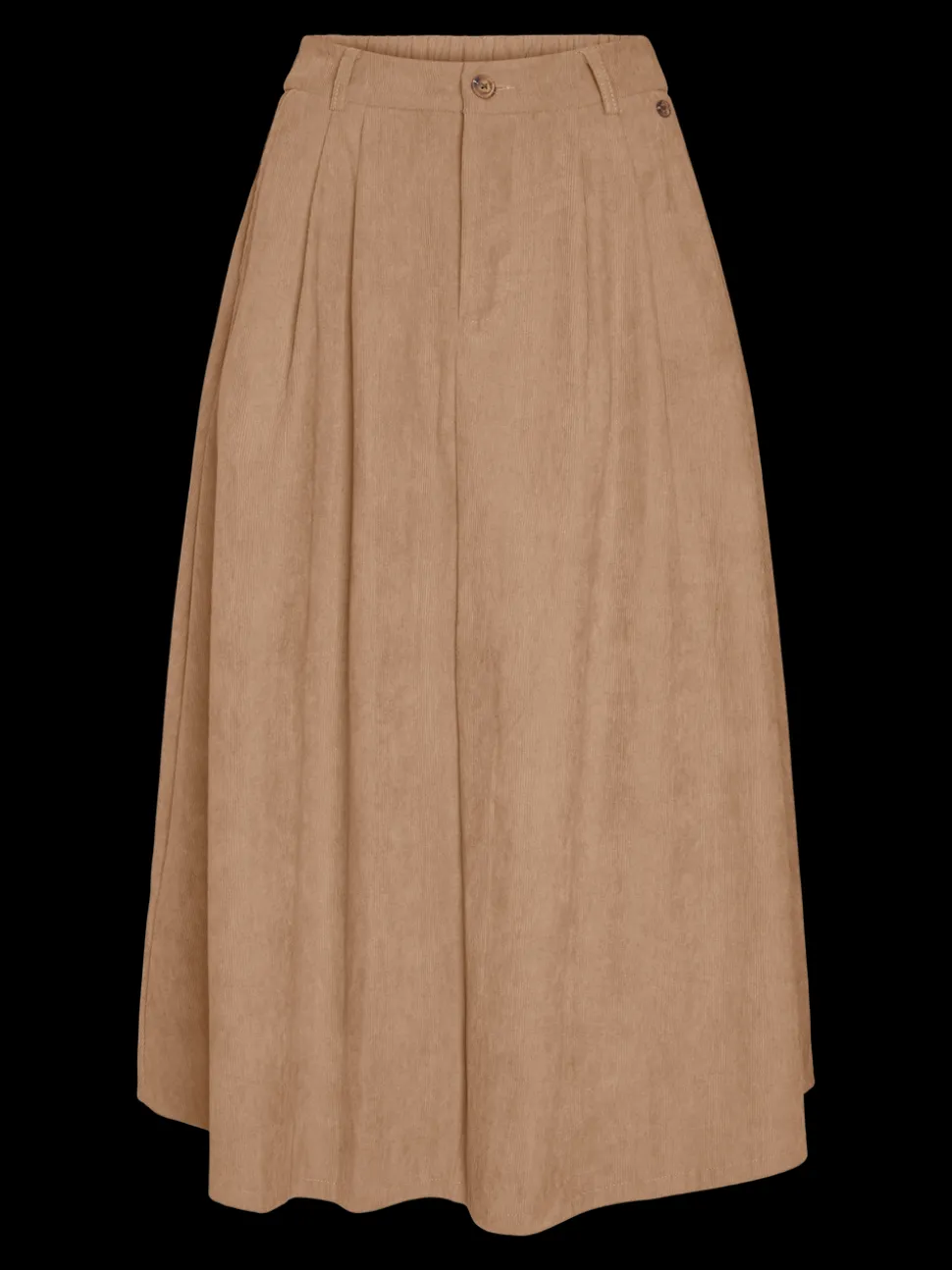VMVIENNA High waist Corduroy Midi-rok