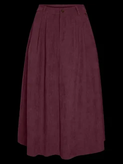 VMVIENNA High waist Corduroy Midi-rok