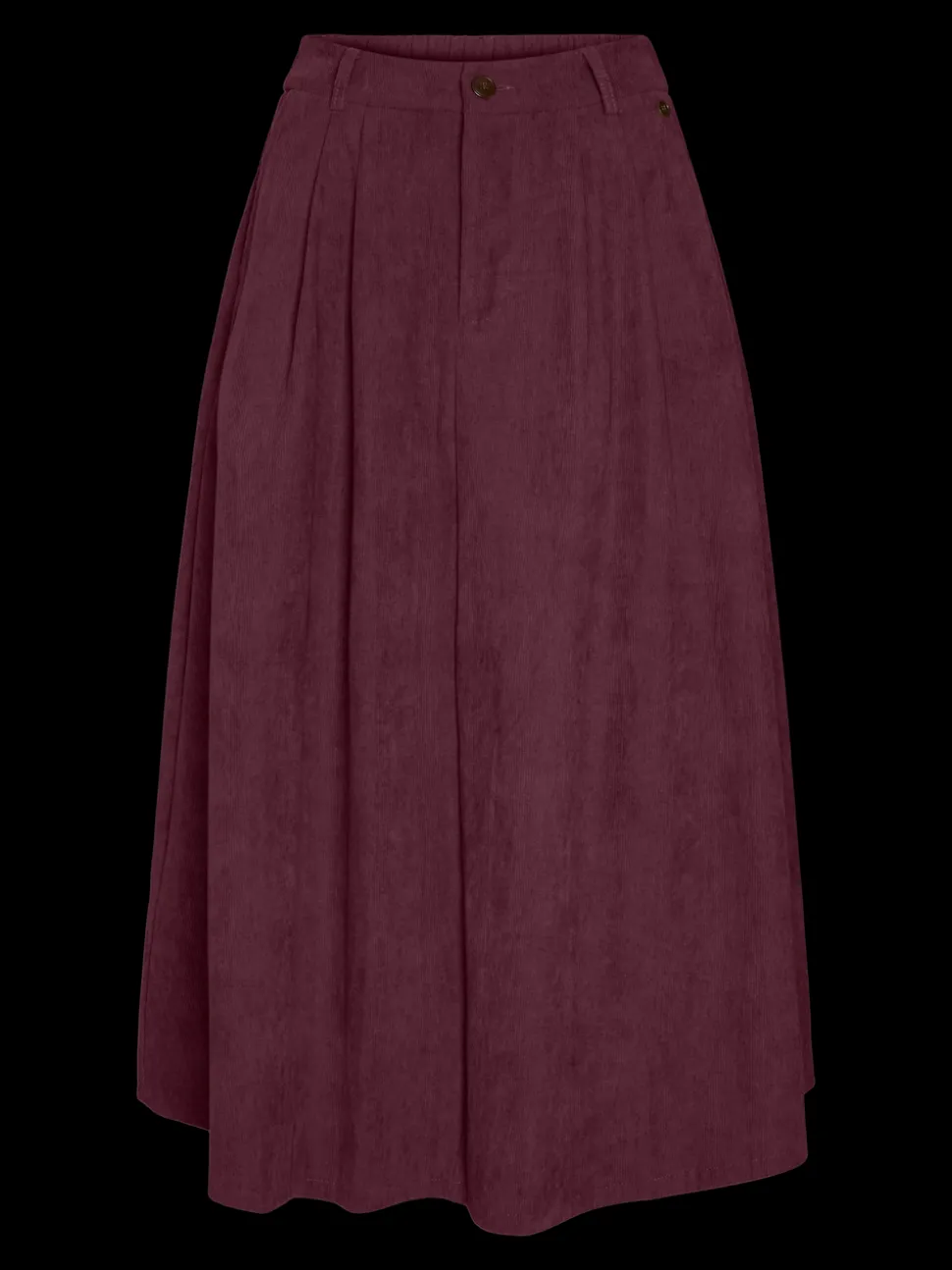 VMVIENNA High waist Corduroy Midi-rok