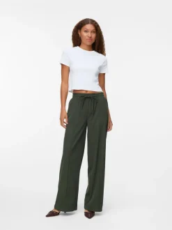 VMVILJA High waist fluwelen Broek