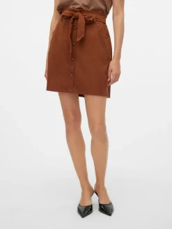 VMVILJA Corduroy High waist Korte rok