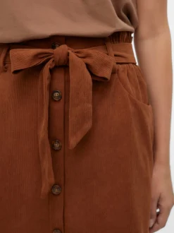 VMVILJA Corduroy High waist Korte rok