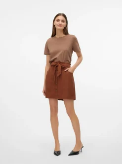 VMVILJA Corduroy High waist Korte rok