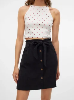 VMVILJA Corduroy High waist Korte rok