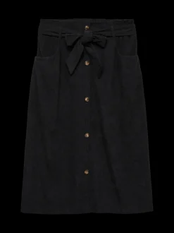 VMVILJA Corduroy High waist Midi-rok