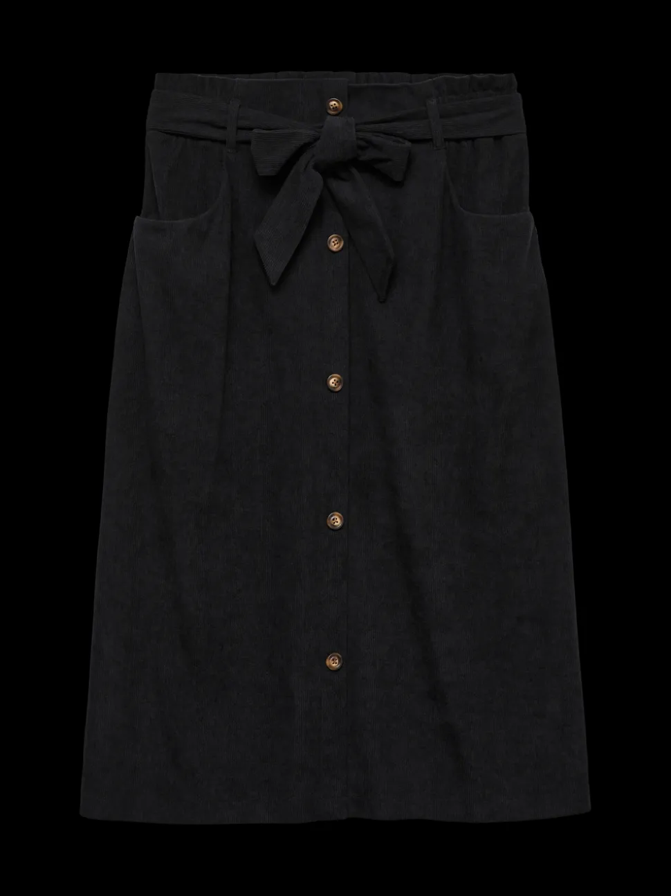 VMVILJA Corduroy High waist Midi-rok