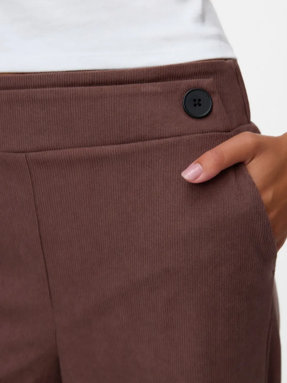 VMVILJA High waist Corduroy Broek