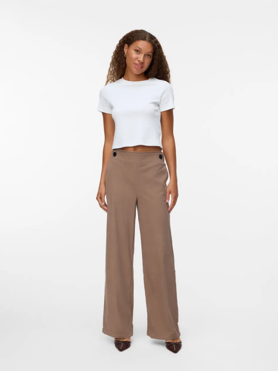 VMVILJA High waist Corduroy Broek