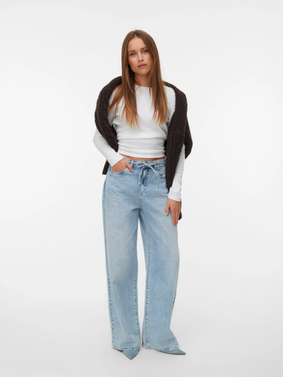 VMWIEN Mid rise Wide leg fit Jeans