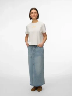VMWIEN Mid waist Midi-rok