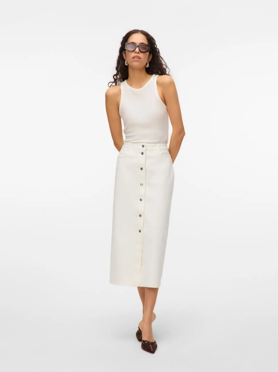 VMWILD High waist Lange rok