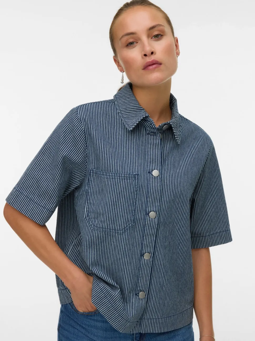VMZELLA Denim overhemd