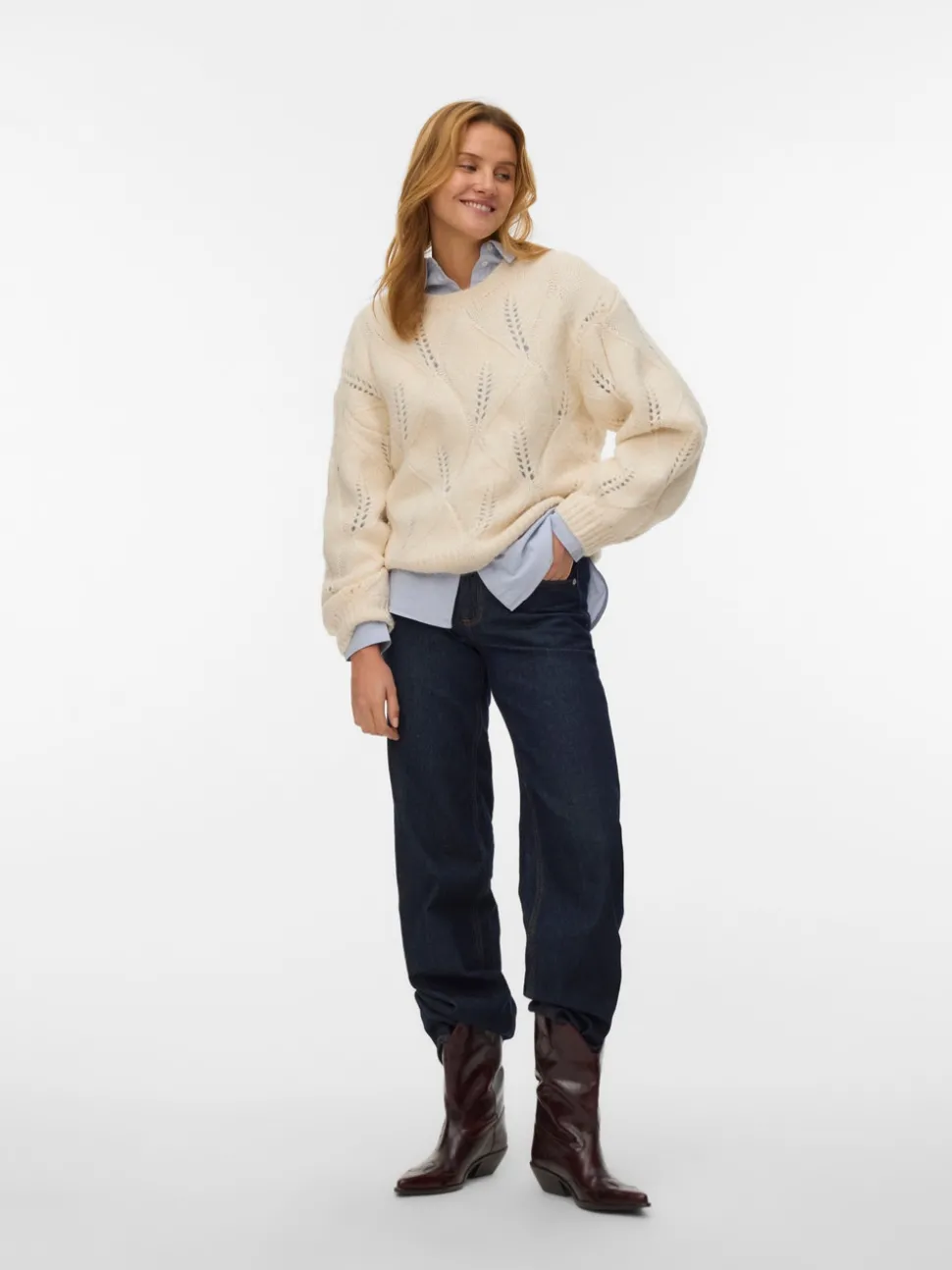 VMZENIA Gebreide pullover
