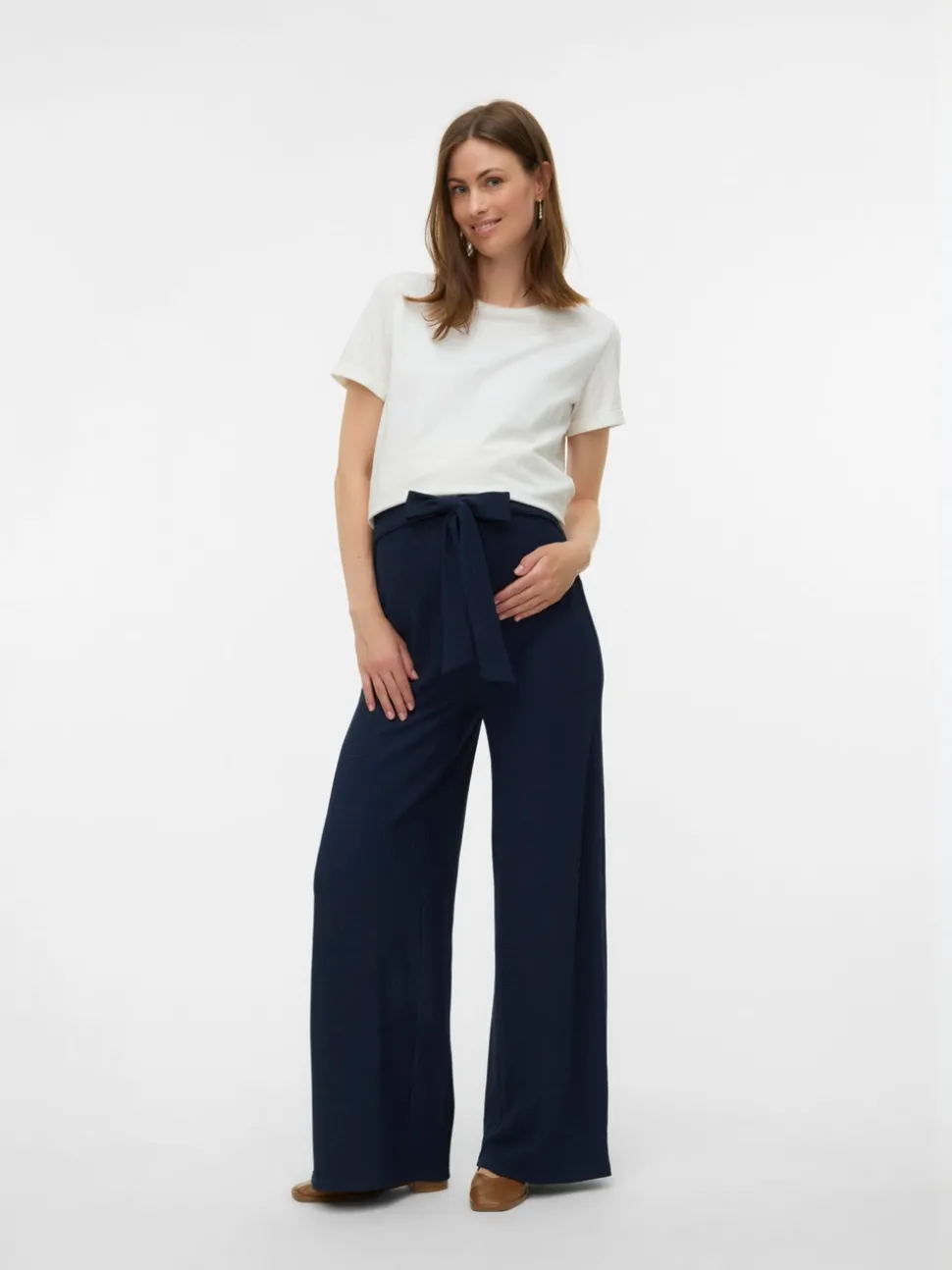 Wide leg fit Broeken