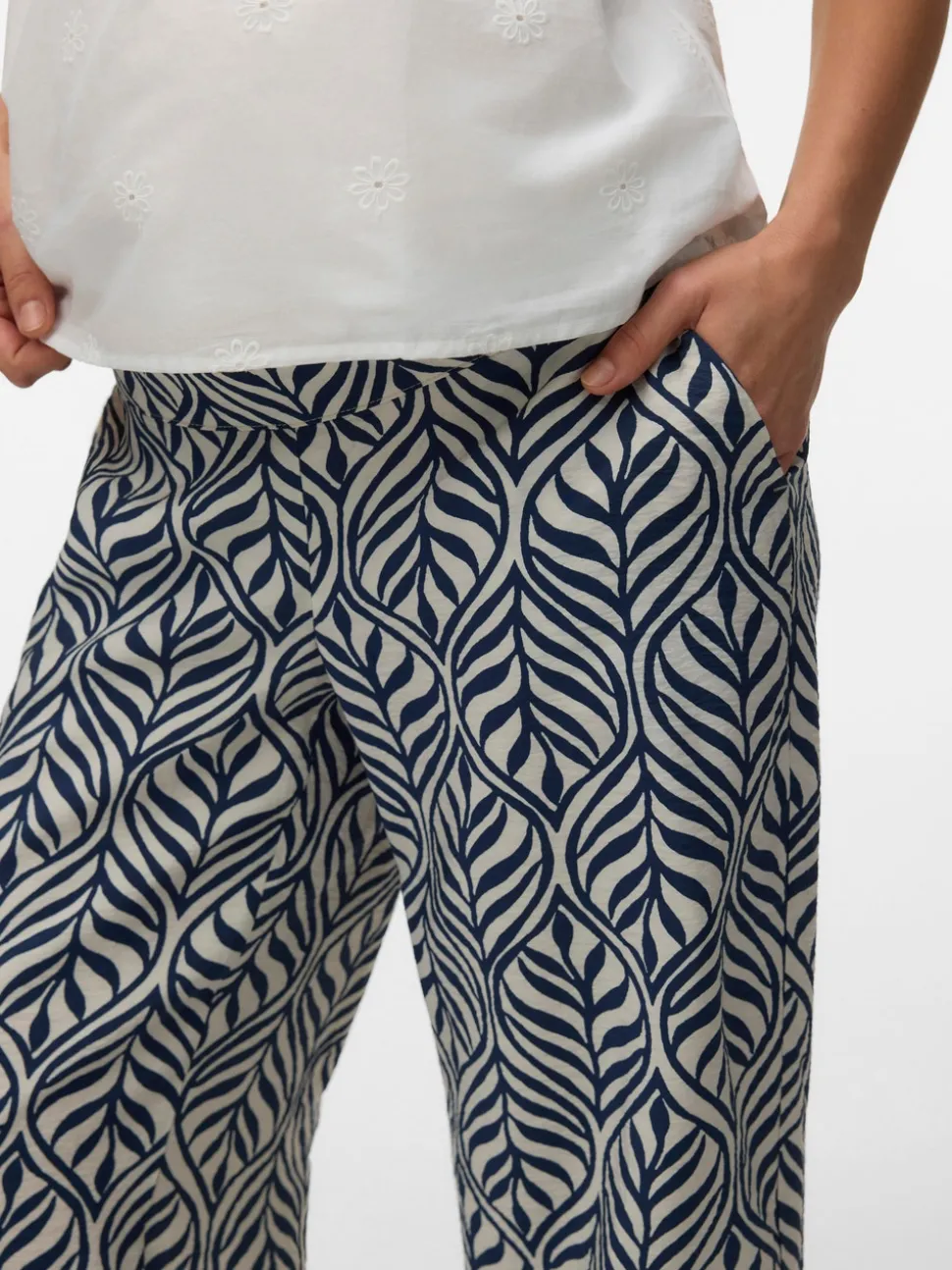 Wide leg fit Broeken
